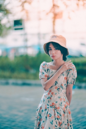 清爽治愈系亚洲美女写真图片